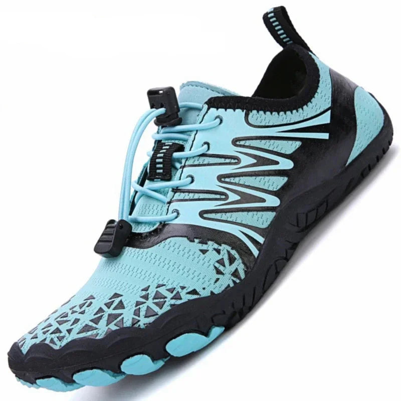 Men Women Barefoot Trail Shoes | Minimalist Water-Friendly Cross Training | Wide Toe Grip Support