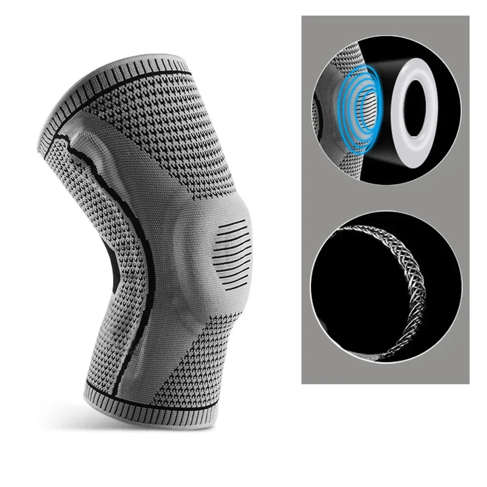 Professional Sports Knee Brace | Arthritis Relief & Support | Meniscus Tear Protection | Crossfit Running | Nylon | Universal Age