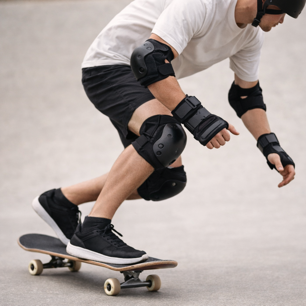 Protective Gear Set for Skating | Helmet Kneepads Elbow Pads | Adults Teens | Safety Equipment Kit