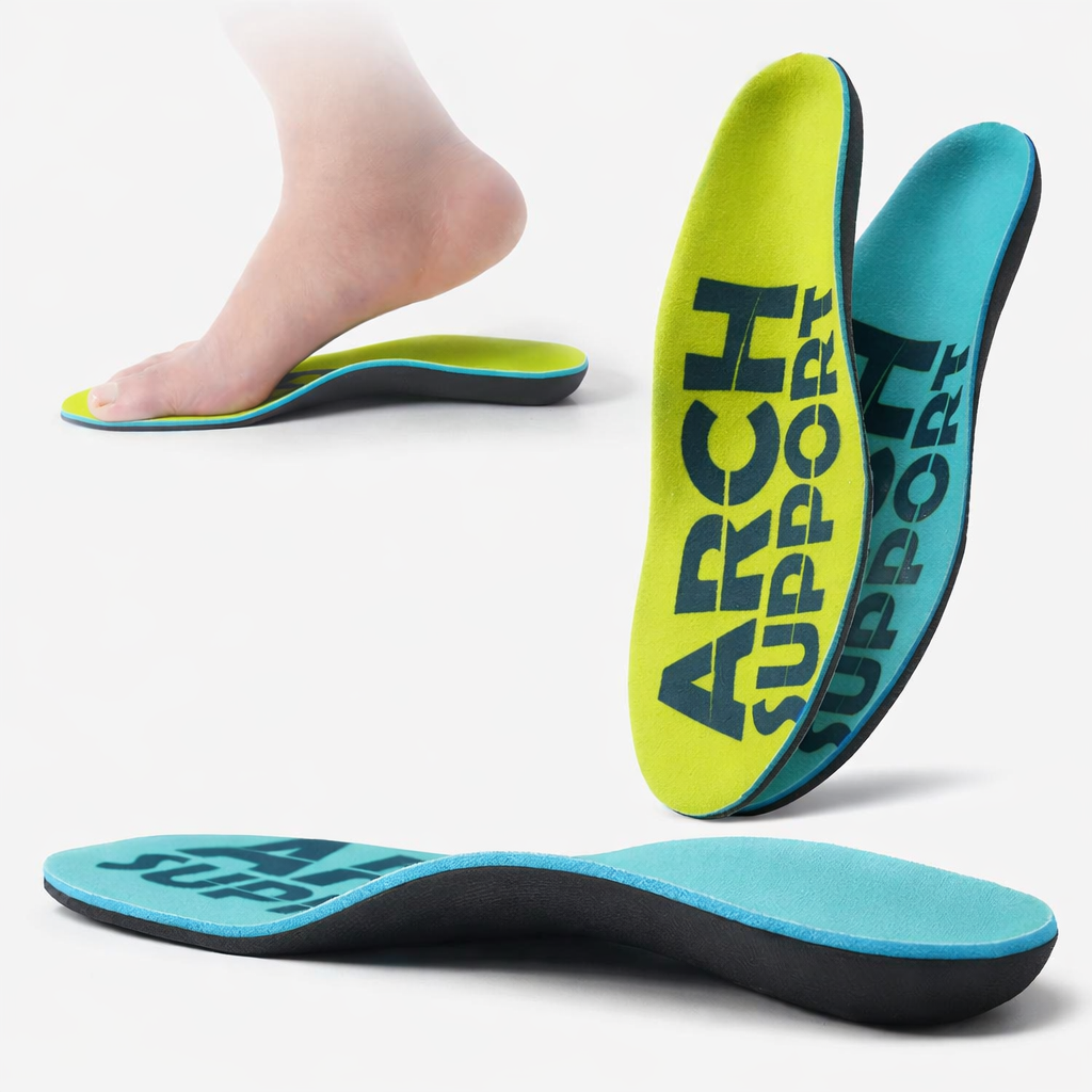 Orthopedic Arch Support Insoles | Men Women Sports Inserts | Flat Feet Relief | Comfortable Shoe Pads