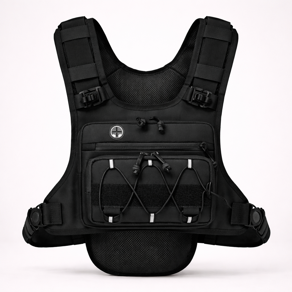 Hydration Vest | Tactical Chest Pack for Running Cycling Hiking | Outdoor Utility Bag for Men Women | All Seasons