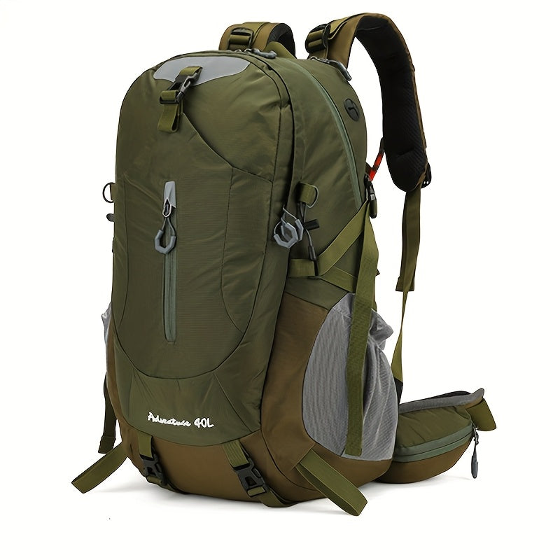 Outdoor Adventure Backpack | Lightweight Travel Gear | Ergonomic Design | Multiple Pockets | Solid Color | Unisex Use | Adjustable Straps