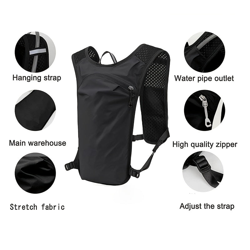 WoJia Sports Daypack | Quick-Dry Nylon Outdoor Backpack | Adjustable Straps | Multi-Pocket | Hiking & Cycling