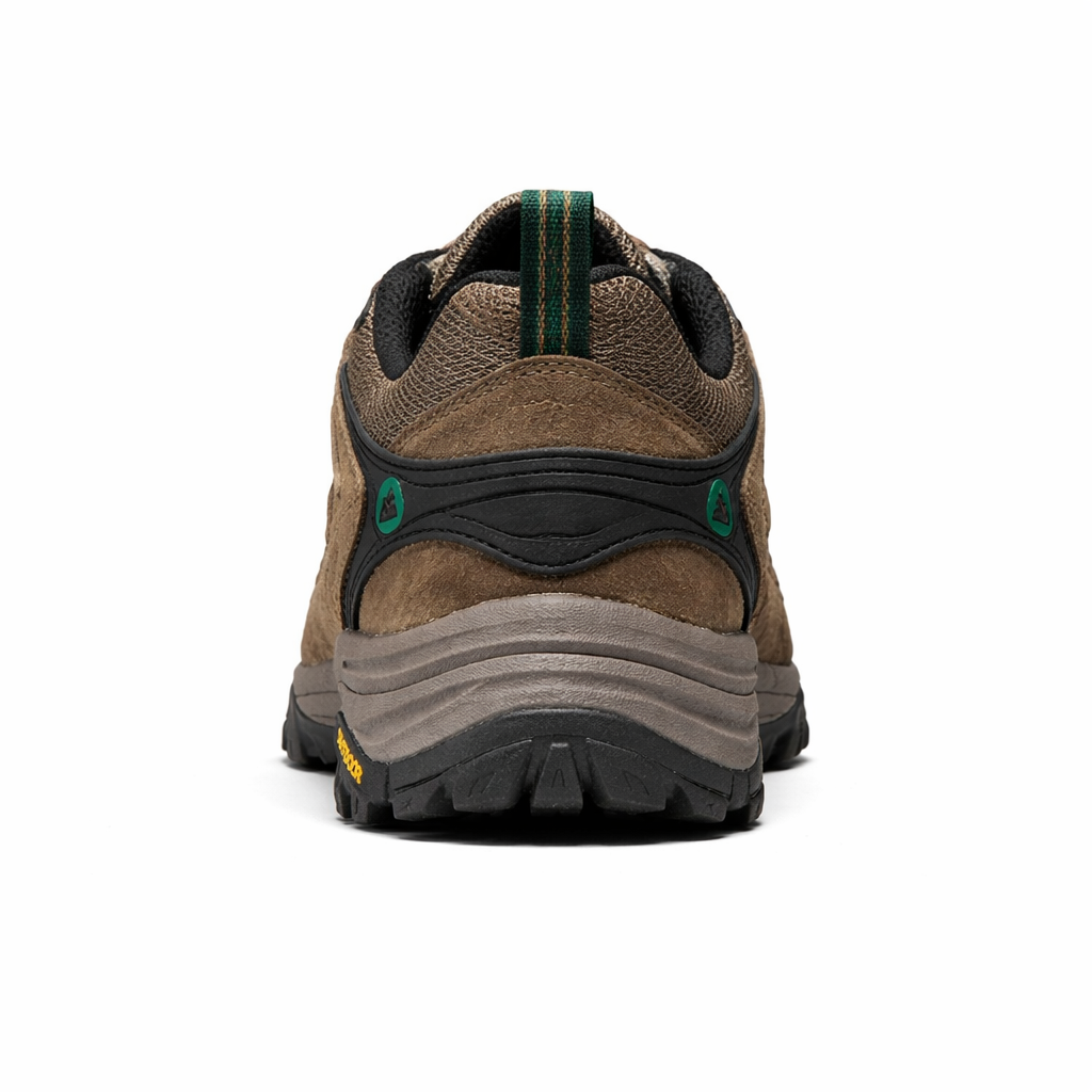HIKEUP Men's Leather Casual Shoes | Slip Resistant Fashion Sneakers | Designer Brand Winter Outdoor Footwear