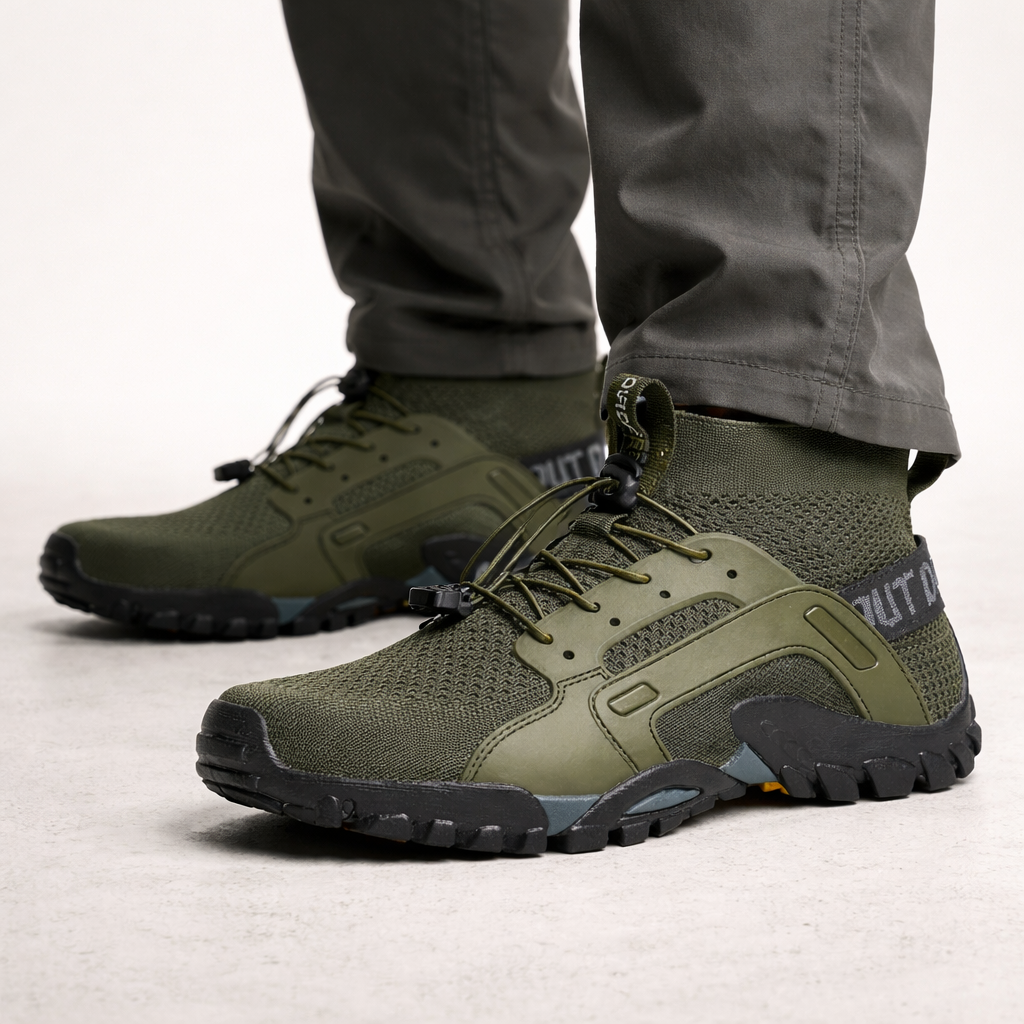 Unisex Outdoor Fitness Shoes | Anti-Slip Trekking Water Shoes | Rubber Insole | Hiking Climbing Fishing