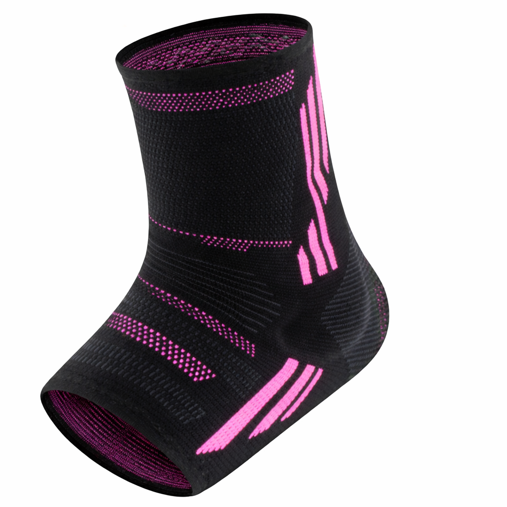 KWEEPFULL Ankle Compression Support | Silicone Gel | Pain Relief | Nylon Spandex Blend | Model A02284