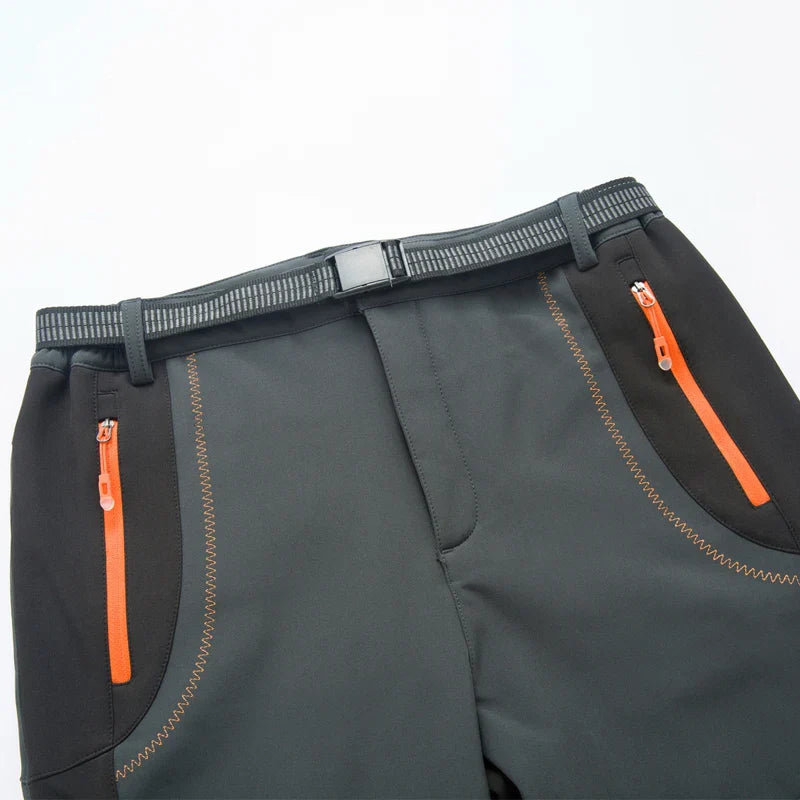 Men's Winter Fleece Pants | Waterproof Windproof Outdoor Trekking | JNP01A | Hiking Camping Rainwear