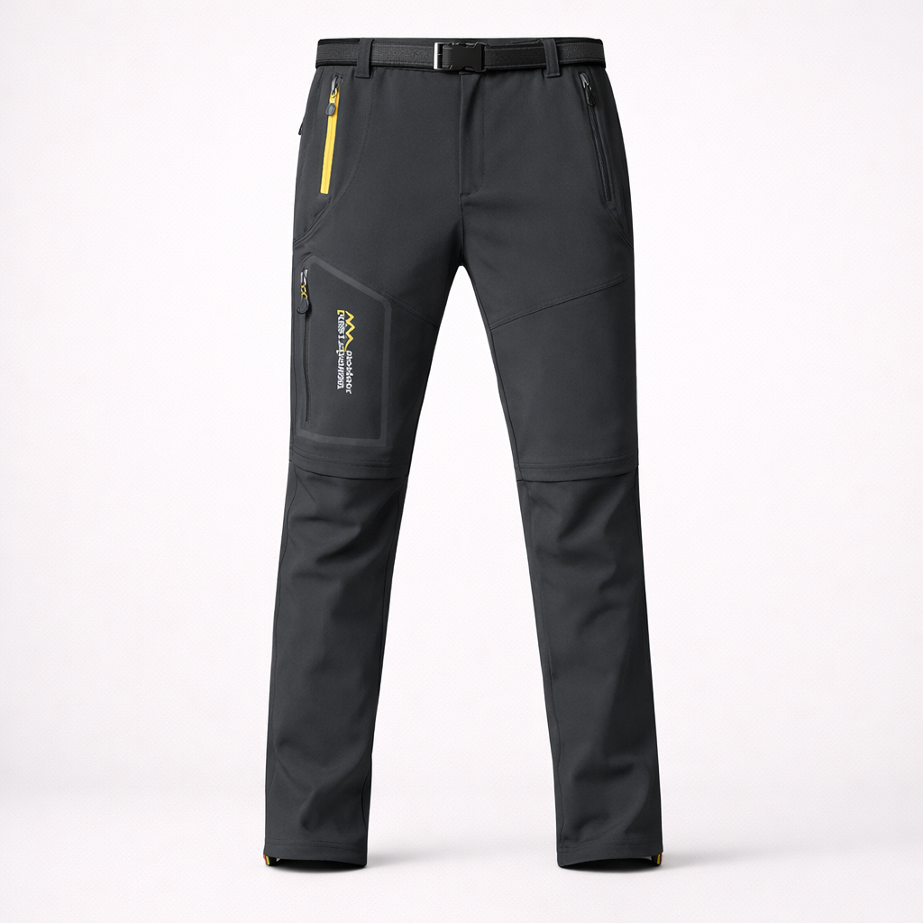 Men's Tactical Hiking Pants | Waterproof Quick-Dry UV Protection | Detachable Outdoor Trousers | AD083