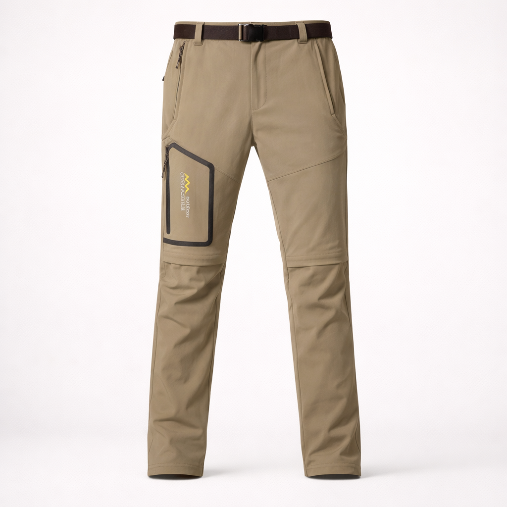 Men's Tactical Hiking Pants | Waterproof Quick-Dry UV Protection | Detachable Outdoor Trousers | AD083
