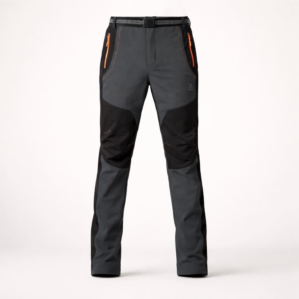 Men's Winter Fleece Pants | Waterproof Windproof Outdoor Trekking | JNP01A | Hiking Camping Rainwear