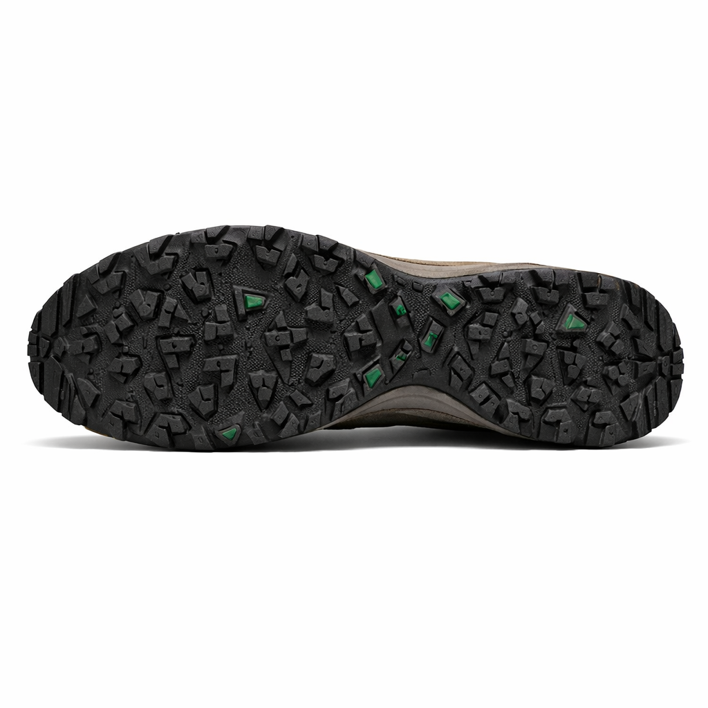 HIKEUP Men's Leather Casual Shoes | Slip Resistant Fashion Sneakers | Designer Brand Winter Outdoor Footwear