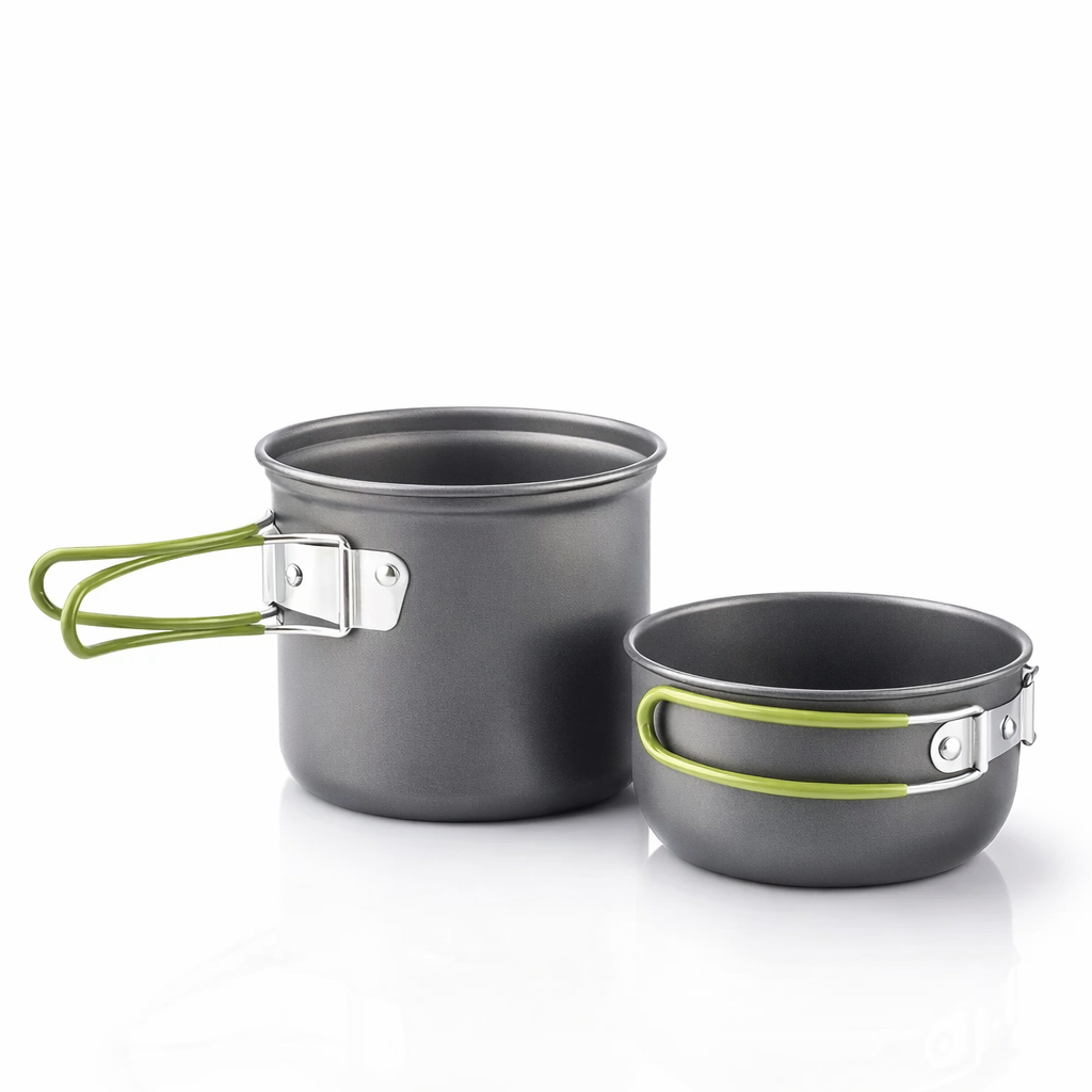 Ultralight Camping Cookware Set | Outdoor Mess Kit for Hiking Trekking Fishing | ZCTYHPGACN