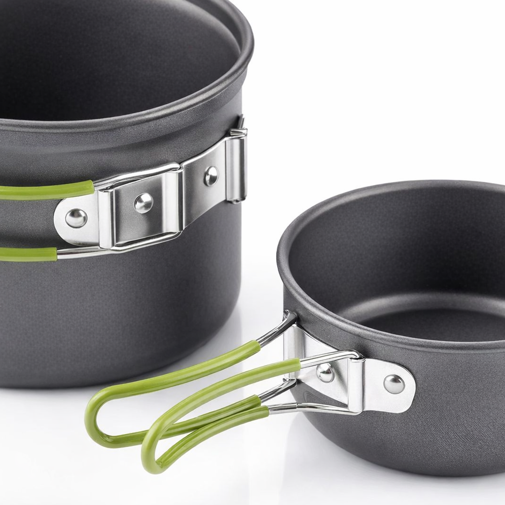 Ultralight Camping Cookware Set | Outdoor Mess Kit for Hiking Trekking Fishing | ZCTYHPGACN