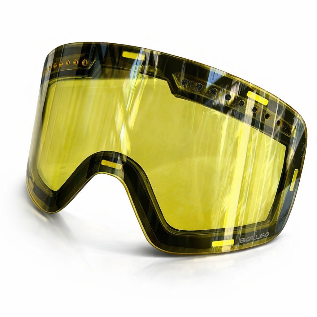 BOLLFO Ski Goggles | Magnetic Double Lens | Anti-Fog | Adjustable Strap | TPU Frame | Snowboarding | Mixed Colors | Adults