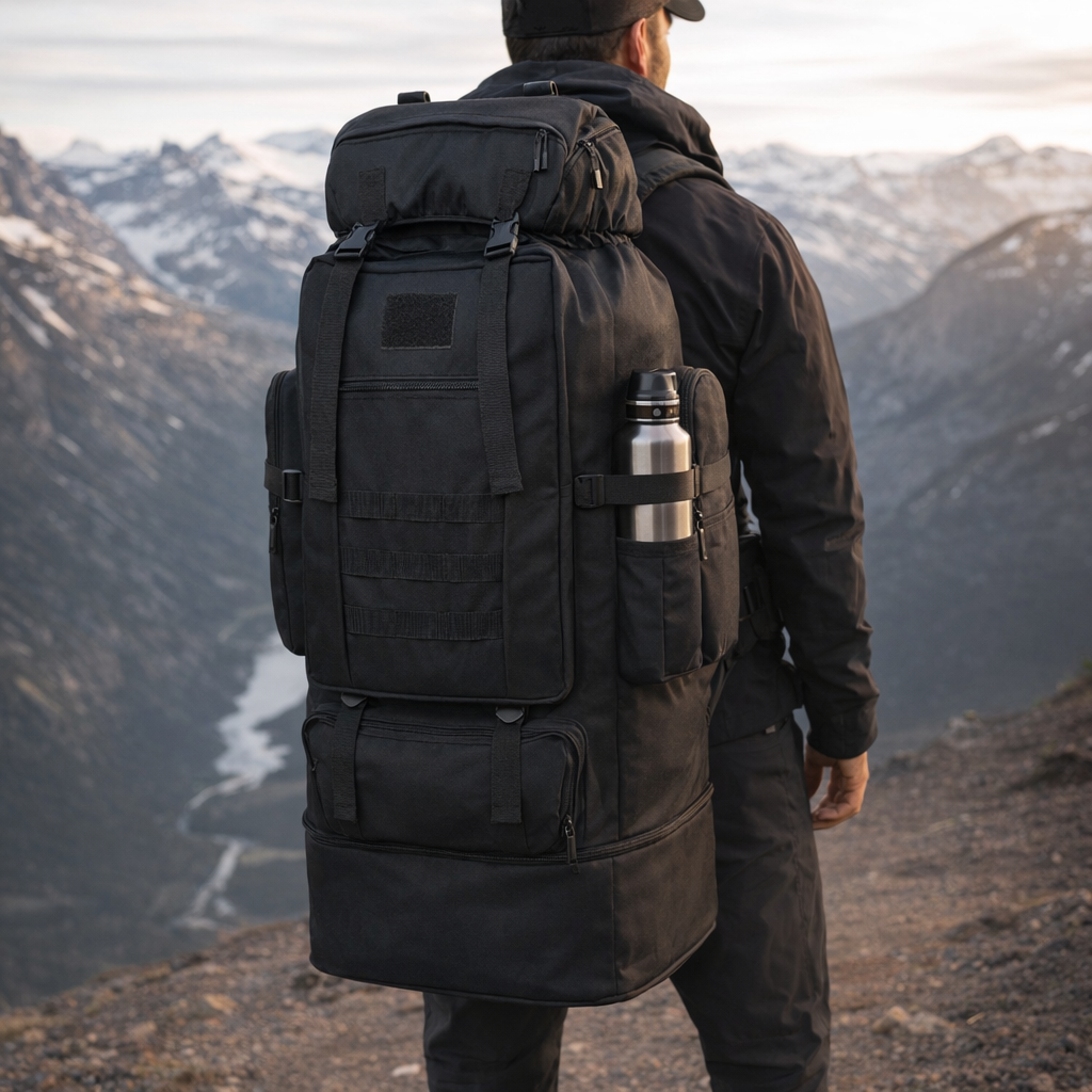 100L Large Capacity Outdoor Backpack | Unisex Hiking Travel Bag | Multifunctional Camping Gear | 420D Durable Material