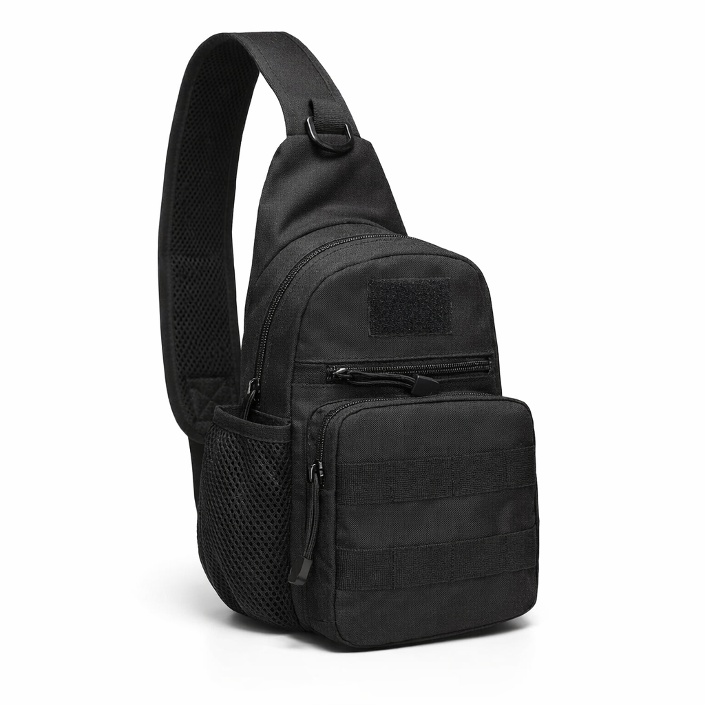 Nylon Crossbody Sling Bag | Outdoor Travel Shoulder Pack for Men Women | Hiking Camping Gear