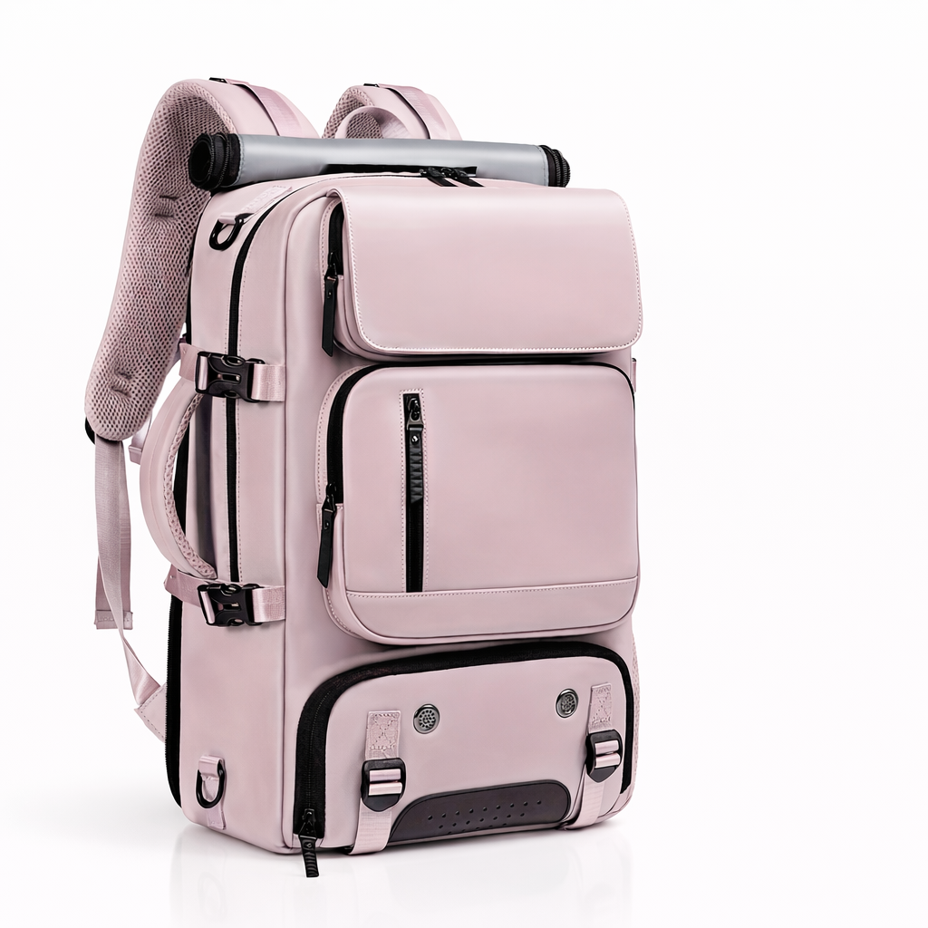 17.3-Inch Laptop Backpack | Multi-Functional Black Nylon | TSA-Approved Travel Bag | Large Capacity 35L | Men & Women Durable Design