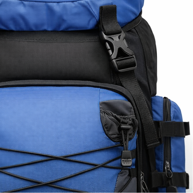 Large-Capacity Travel Backpack | Outdoor Hiking Gear | Universal Soft Shell Polyester | Space Theme | Chest Fit Adjustment