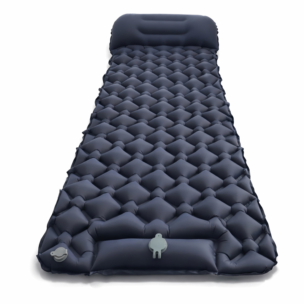 Outdoor Inflatable Sleeping Pad | Quick 1-Minute Inflation | Portable & Lightweight | Moisture-Proof Mat | Travel & Camping Essential