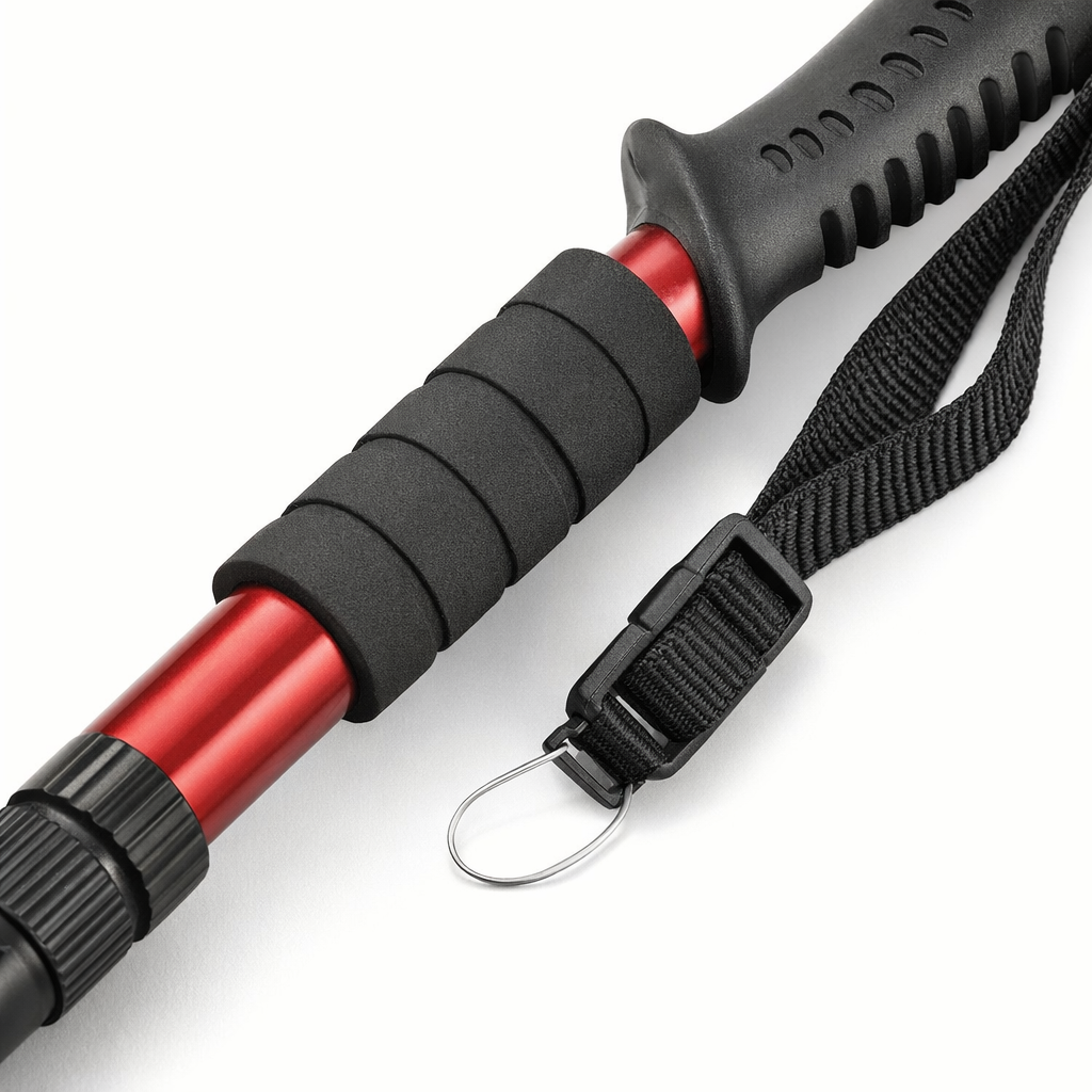 Aluminum Alloy Trekking Pole | Adjustable Height | Anti-Slip Grip | Lightweight Hiking Stick | Lever Lock | Outdoor Essentials