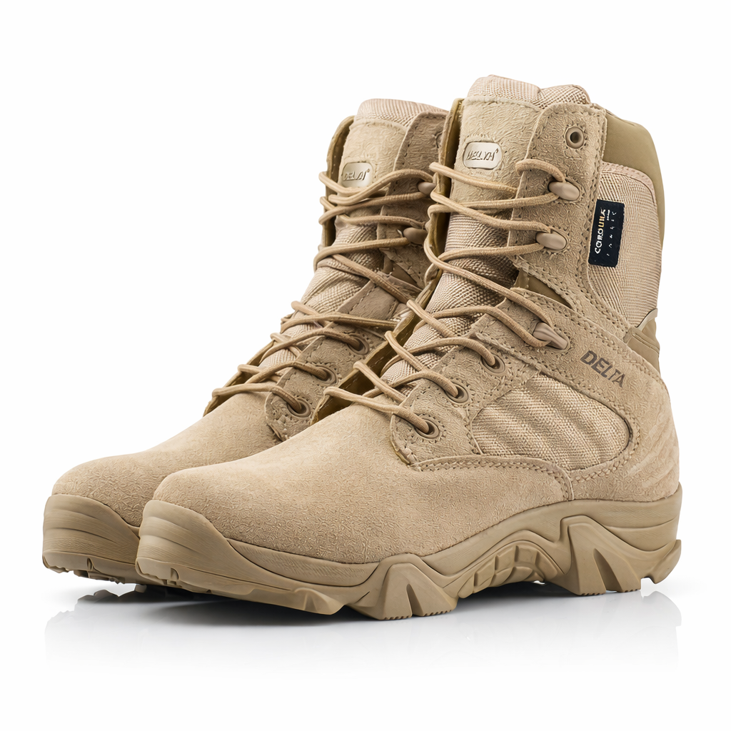 Unisex Delta High-Top Outdoor Boots | Breathable Durable Footwear | Anti-Slip Hiking Shoes | All-Season Desert Training Boots