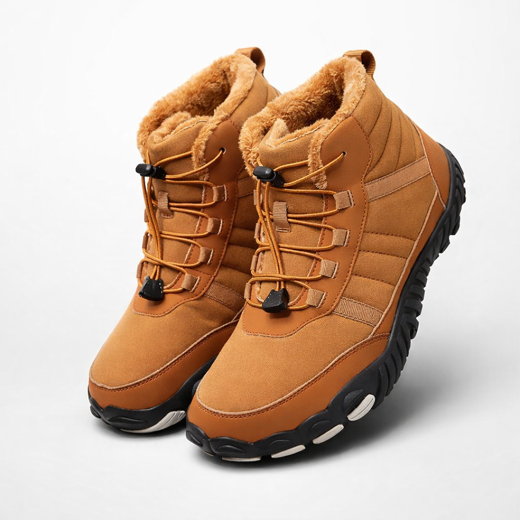 X-Forest® Waterproof High-Top Boots | Barefoot Design | Wide Toe Box | Warm Fleece Lining | Zero-Drop Sole