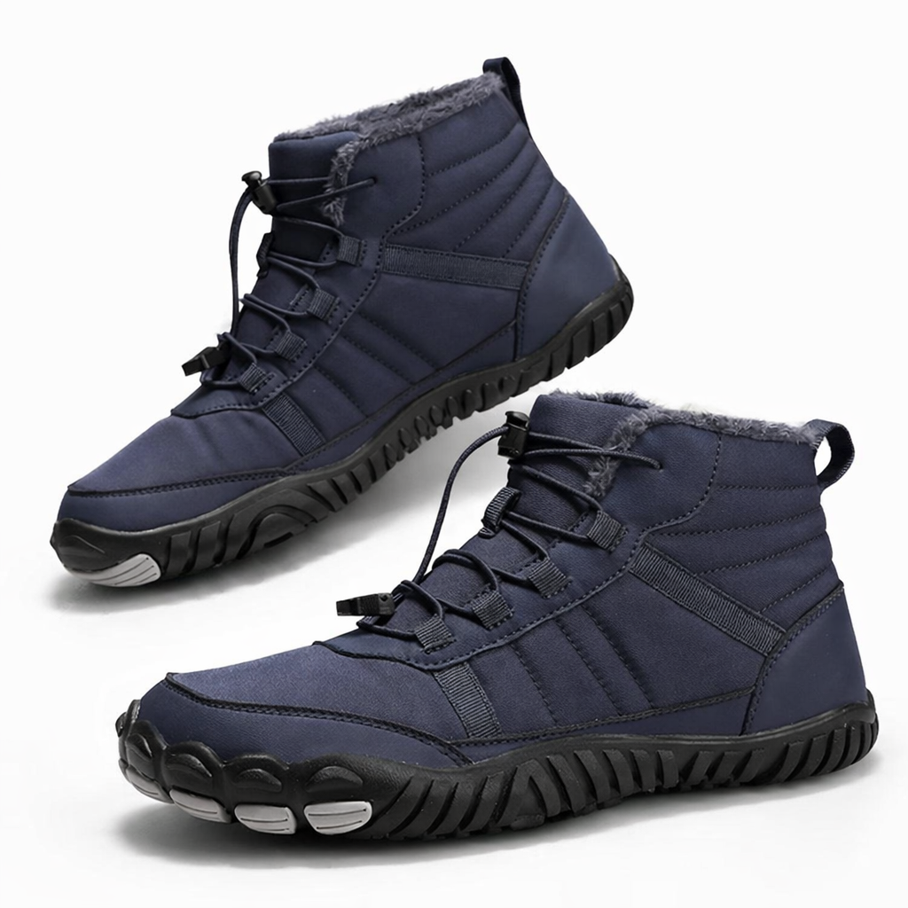 X-Forest® Waterproof High-Top Boots | Barefoot Design | Wide Toe Box | Warm Fleece Lining | Zero-Drop Sole