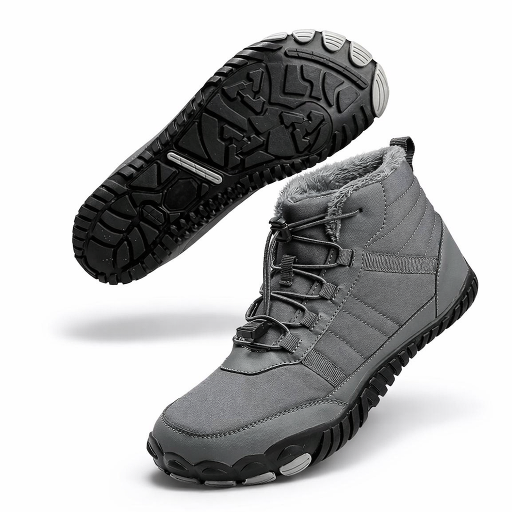 X-Forest® Waterproof High-Top Boots | Barefoot Design | Wide Toe Box | Warm Fleece Lining | Zero-Drop Sole