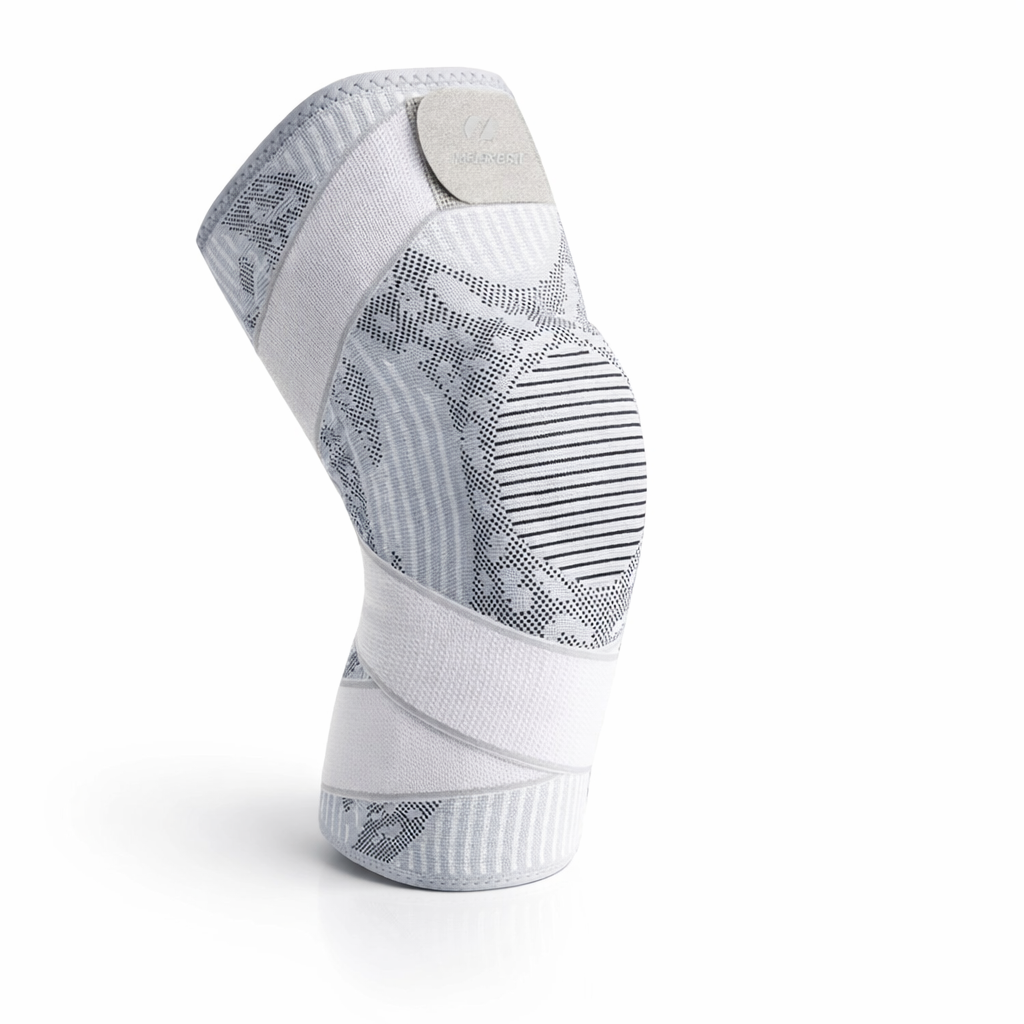 Elastic Knee Support Brace | Compression Bandage for Gym | Injury Relief Protector | Volleyball Knee Pad | Adult Use