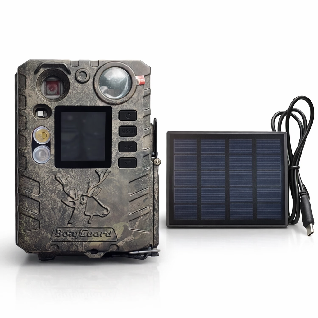 BolyGuard BG410-D | 37MP 4K Trail Camera | Night Vision | Dual Flash | IR & White LED | Solar Option | Wildlife Monitoring