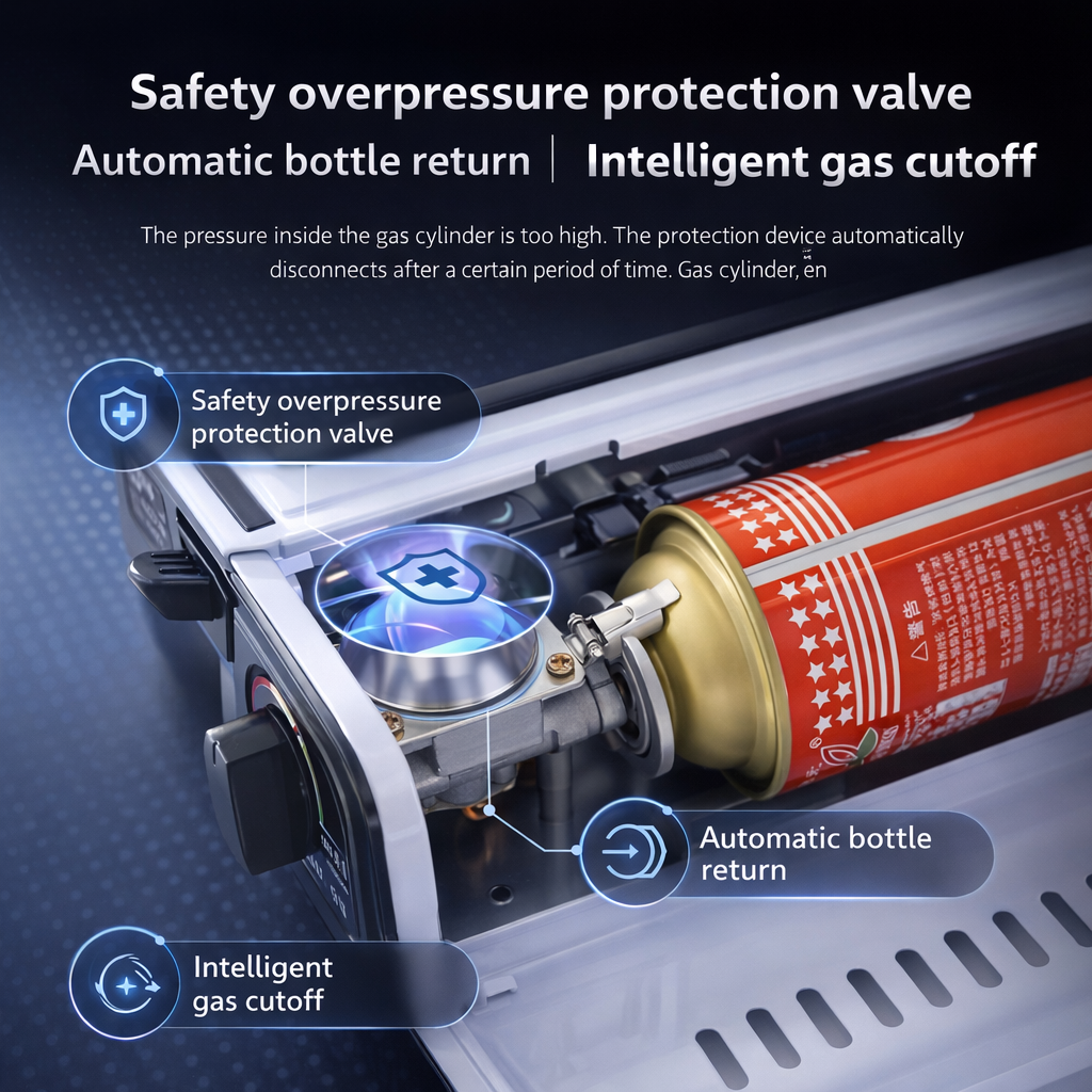 Portable Gas Stove | Aluminum Alloy | Camping & Home Cooking | Lightweight | iosn Brand