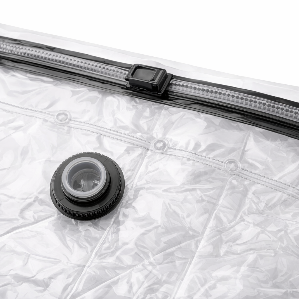Space-Saving Vacuum Storage Bags | Travel Compression Seal Bags | Eco-Friendly Folding Design | Camping Essentials