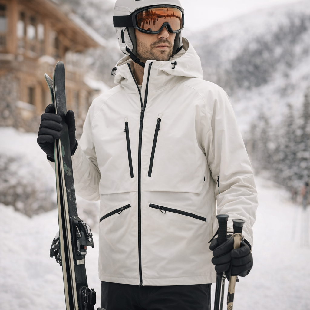 Multifunctional Ski Jacket Men | Winter Insulated Snow Coat | Breathable Hooded Outdoor Sportswear
