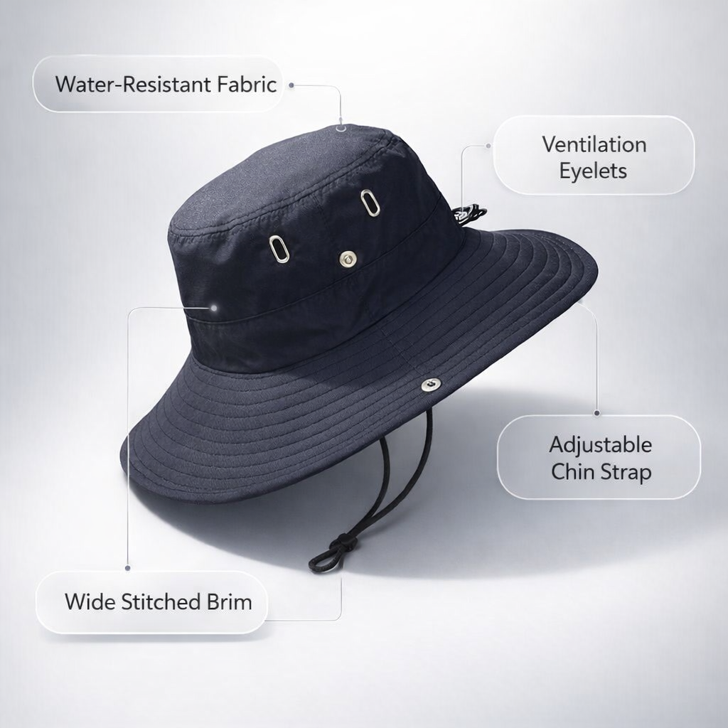 Breathable Outdoor Sun Hat | Wide Brim | UV Protection | Adjustable Fit | Lightweight & Packable