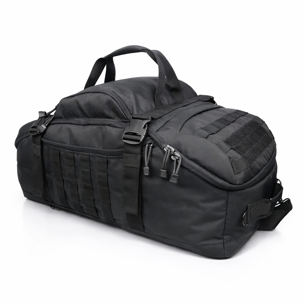 Tactical Duffel Bag | Large Molle Backpack for Camping Hiking | Durable Polyester | Men’s Outdoor Travel Pack