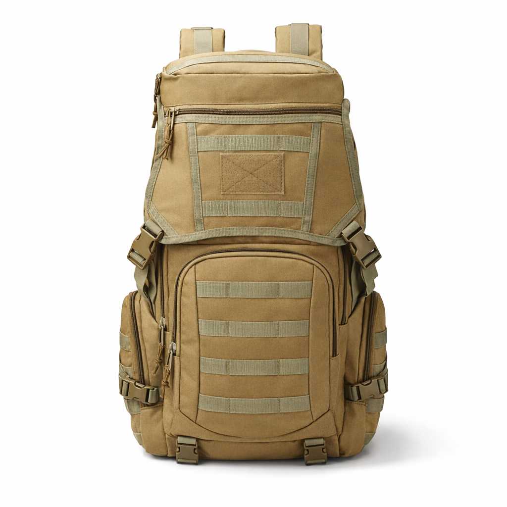 Tactical Backpack MOLLE Nylon for Men | EDC Survival Hiking Camping Travel Outdoor Daypack | Model DSB003
