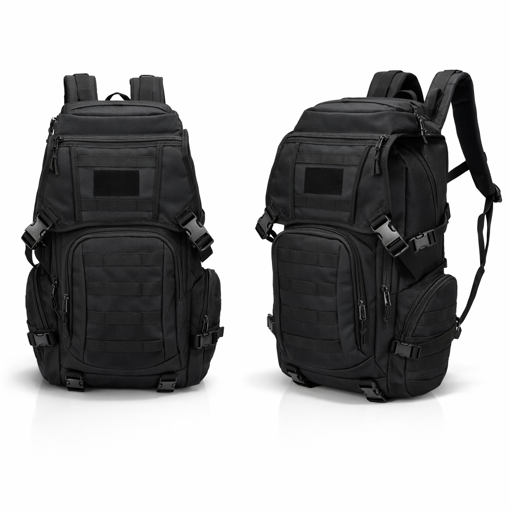 Tactical Backpack MOLLE Nylon for Men | EDC Survival Hiking Camping Travel Outdoor Daypack | Model DSB003