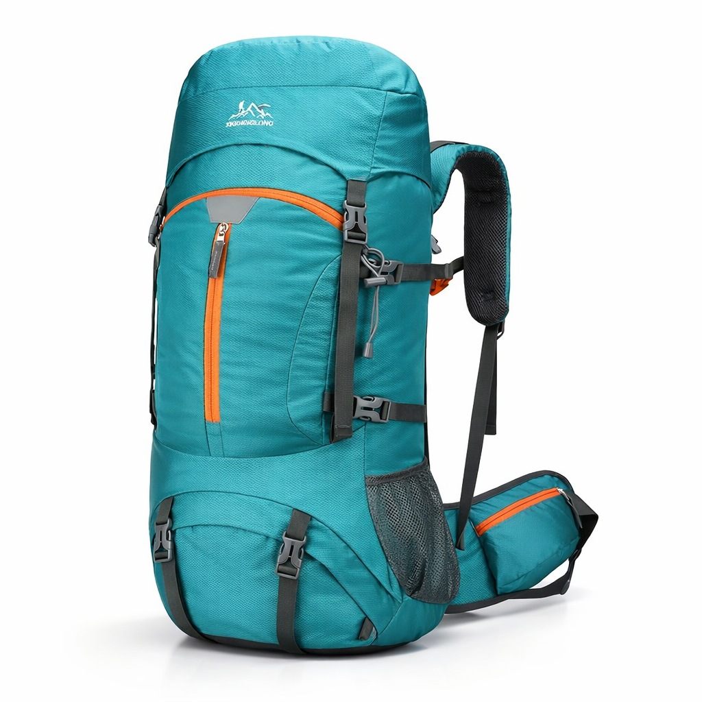 60L Waterproof Hiking Backpack | Camping Travel Rucksack for Men Women | Trekking Soft Shell Daypack | Black