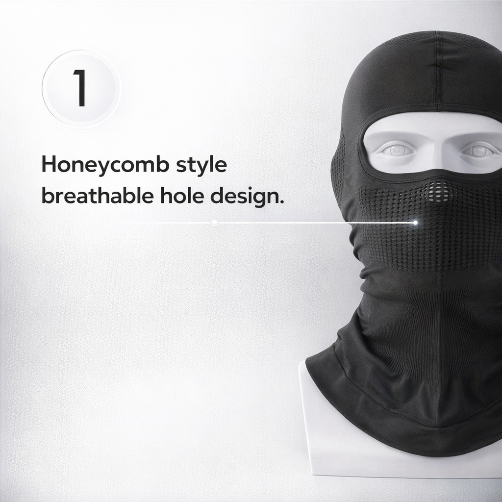 High-Elasticity Breathable Motorcycle Balaclava | Sun Protection Neck Gaiter | Outdoor Sports Mask