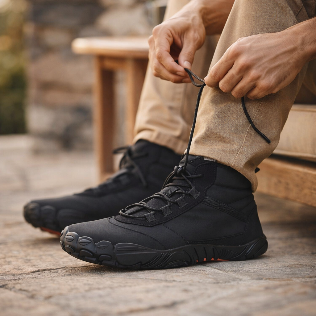 Paleo® Barefoot High-Top Shoes | Waterproof Winter Comfort | Zero-Drop Sole | Flexible | Wide Toe Box