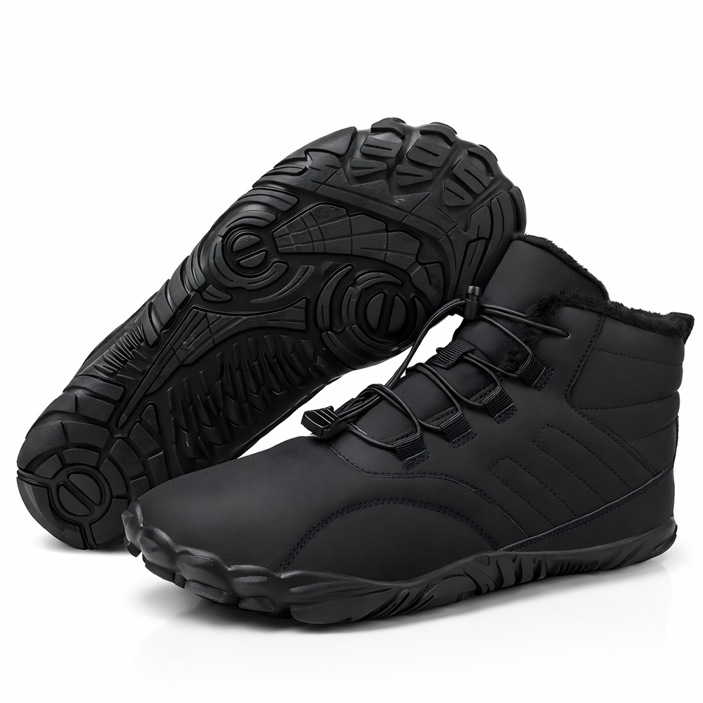 Primal® | Waterproof Barefoot High-Top Boots | Warm Fleece Lining | Wide Toe Box | Orthopedic Comfort