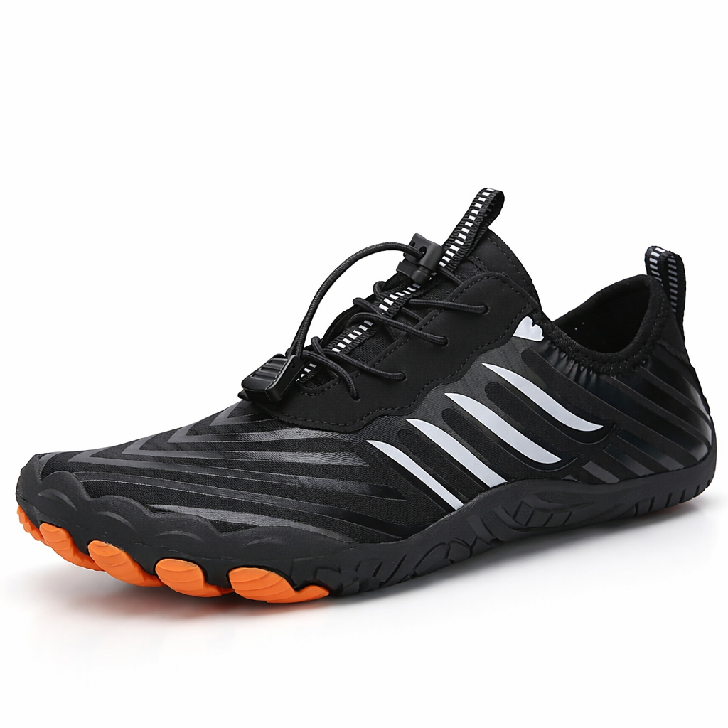 Walk Pro® Athletic Shoes | Non-Slip Barefoot Design | Wide Toe Box | Zero-Drop Sole | Breathable Stretchy Uppers