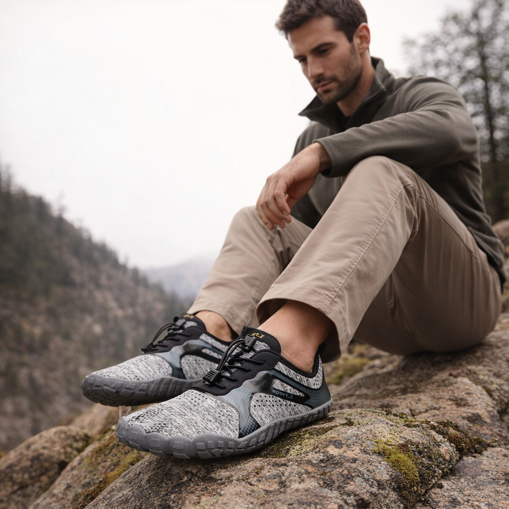Sport Z® | Barefoot Shoes | Non-Slip Grip | Wide Toe Box | Breathable Stretch | Zero-Drop Sole | Outdoor Performance