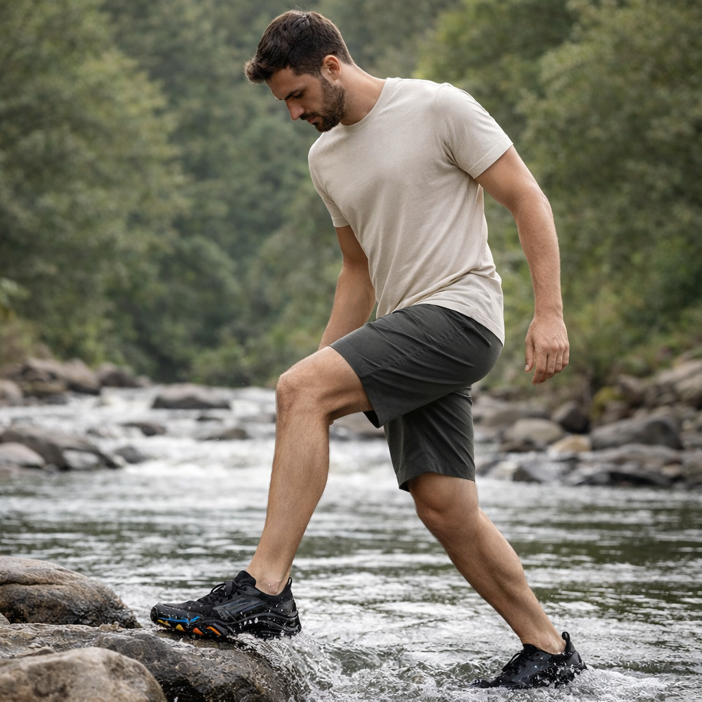 Non-Slip Barefoot Walking Shoes | Vegan Breathable Orthopedic Athletic Sneakers | Summer Comfort