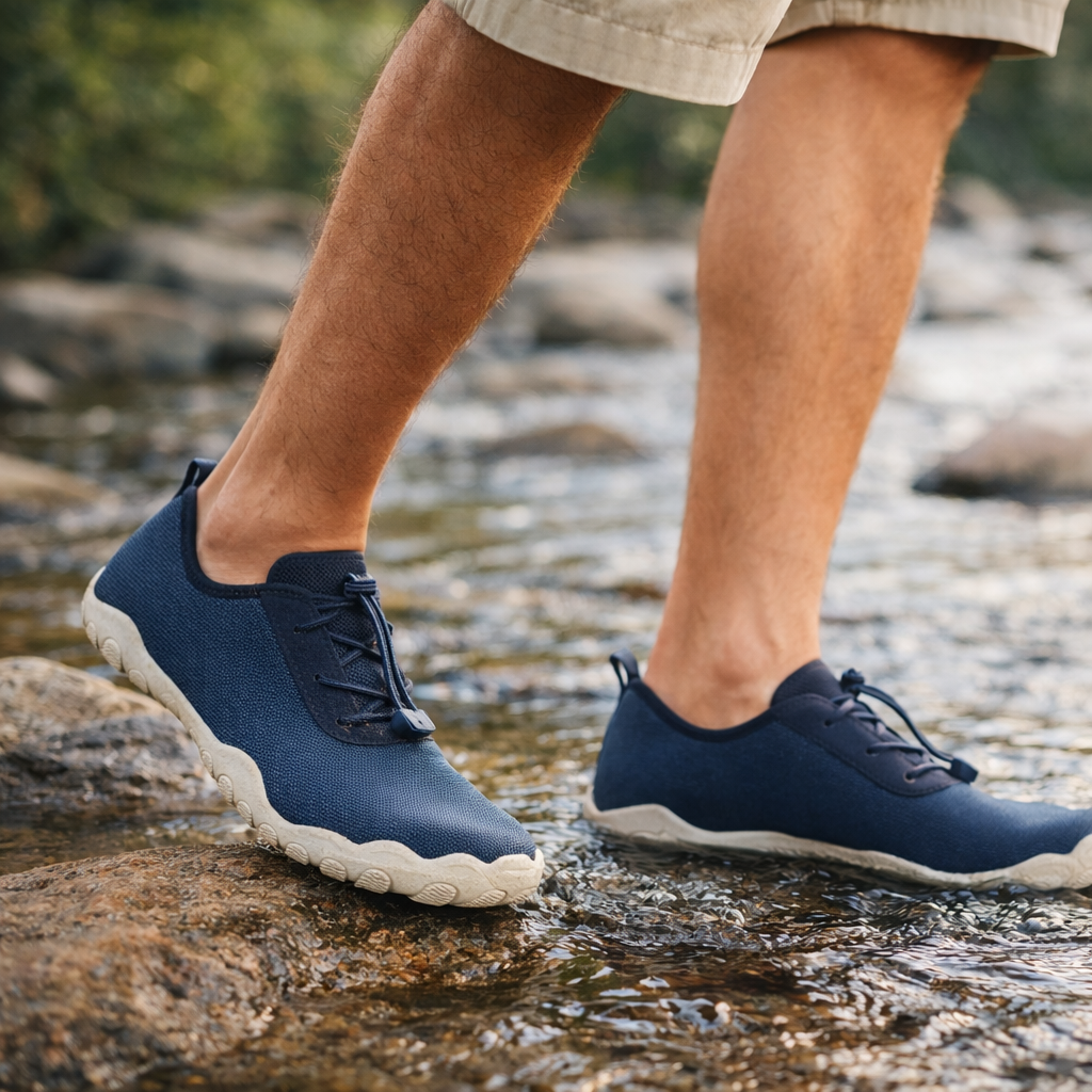 AeroStride Barefoot Shoes | Zero Drop Sole | Wide Toe Box | Non-Slip Grip | Breathable Fitness Footwear