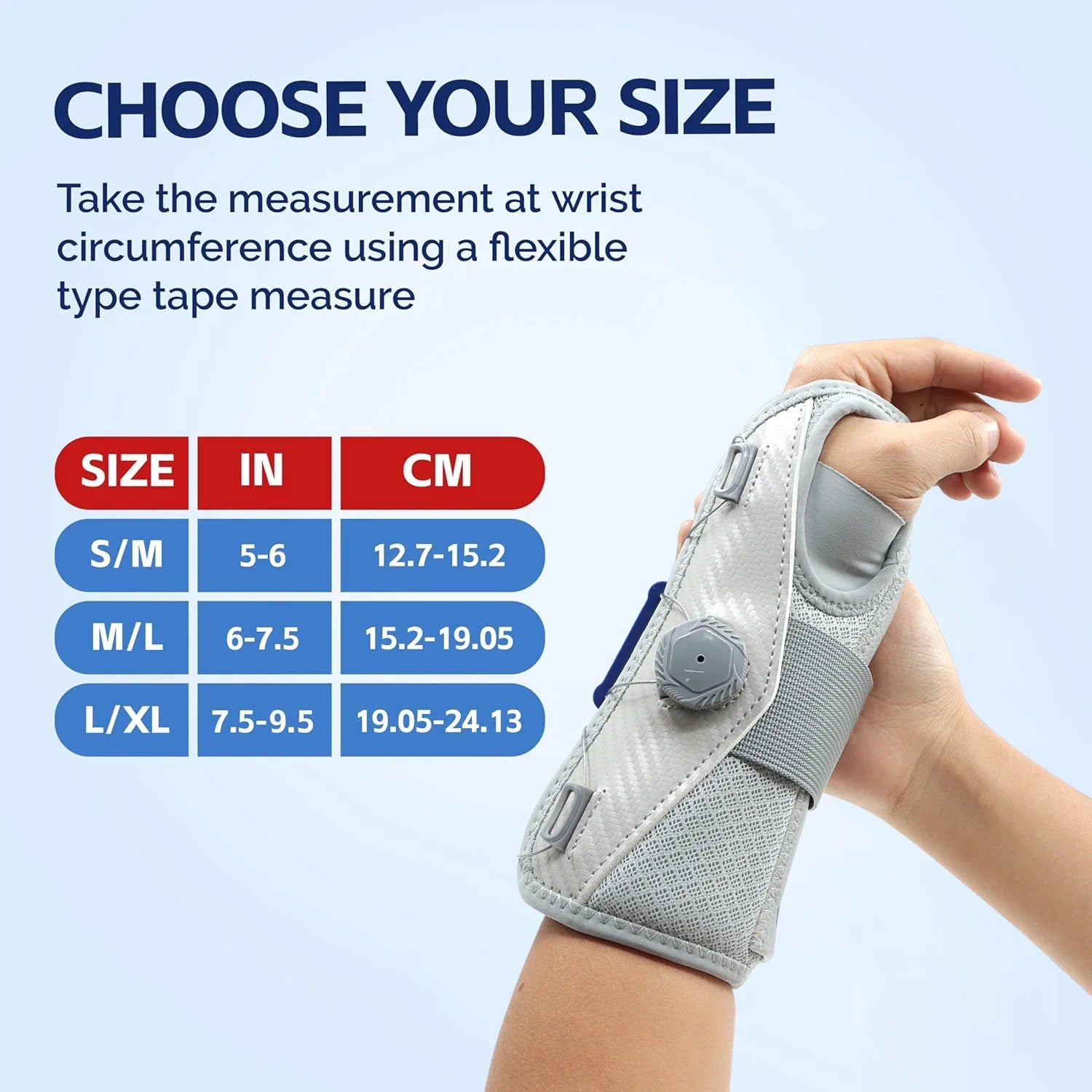Adjustable Wrist Support Brace | Relieves Carpal Tunnel & Arthritis Pain | Tendinitis Hand Splint | Men & Women | Nylon Cotton Metal | YHW208