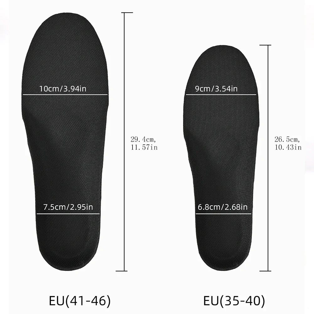 Orthopedic Gel Insoles | Plantar Fasciitis Relief | Carbon Active | Comfort Shoe Inserts | Women & Men