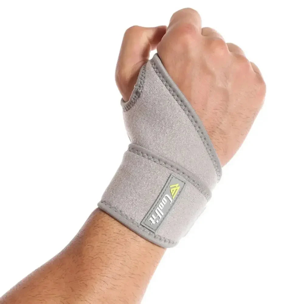 Unisex Wrist Support Brace | Carpal Tunnel & Sprains Pain Relief | Nylon SBR Material Strap | Adult Fitness Wrap