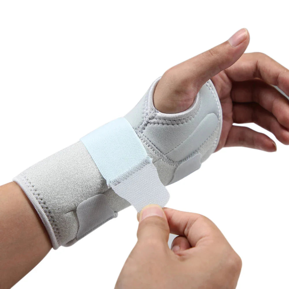 Adjustable Wrist Support Brace | Pain Relief for Carpal Tunnel Arthritis Tendonitis | Men Women | Left Right Hand | Nylon Sponge Aluminum