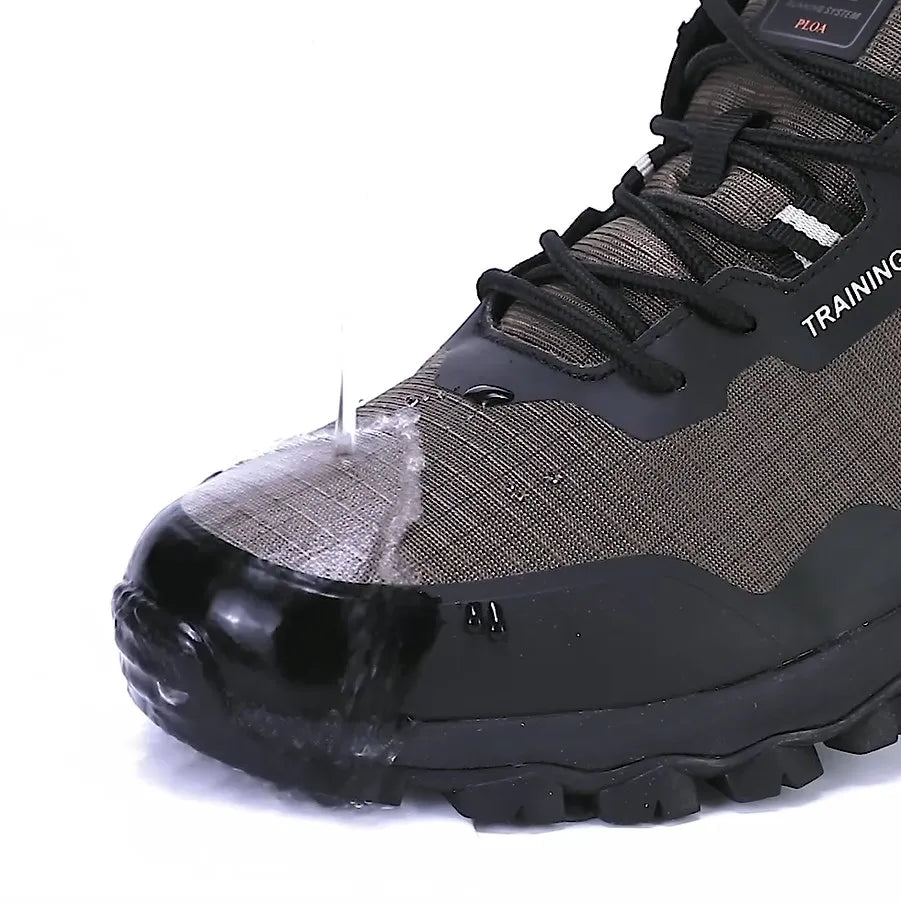 Men's Outdoor Waterproof Non-Slip Hiking Sneakers | Lightweight Durable Casual Walking Shoes